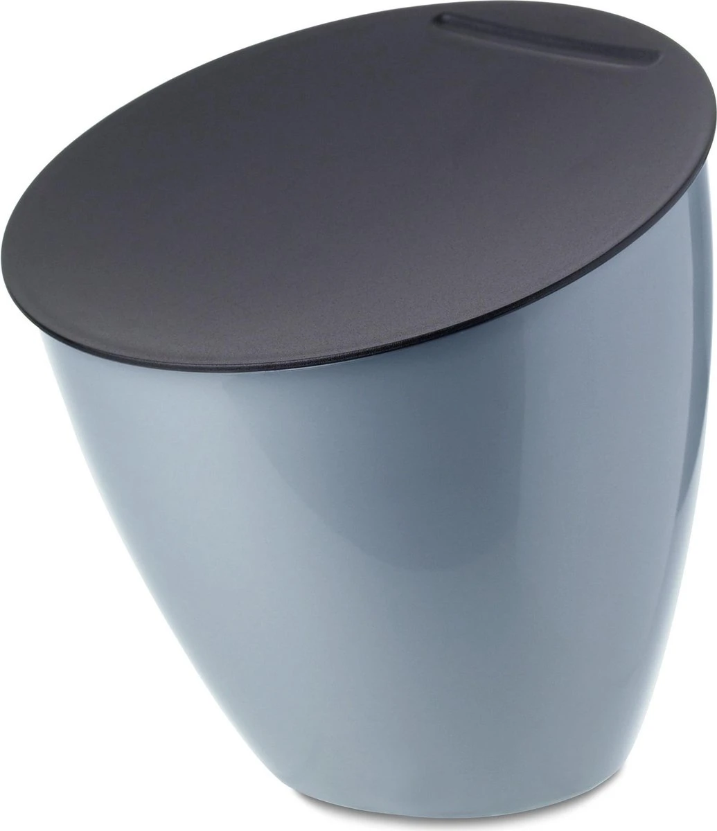 Mepal – Afvalbakje Calypso – Afvalbakje Voor Op Het Aanrecht – 2.2 Liter - Nordic Blue – Grote Vulopening – Gemakkelijk Te Reinigen 3 Mepal – Afvalbakje Calypso – Afvalbakje Voor Op Het Aanrecht – 2.2 Liter - Nordic Blue – Grote Vulopening – Gemakkelijk Te Reinigen