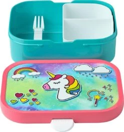 Mepal – Lunchset Campus (pu + Lb) – Pop-up Drinkfles En Broodtrommel Voor Kinderen – Unicorn – Bento Box – Lekvrij -Mepal 1124x1200 1