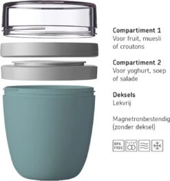 Mepal – Limited Edition Lunchpot Ellipse – Praktische Muesli Beker To Go – Lemon Vibe – Geschikt Voor Vriezer, Magnetron En Vaatwasser- Onbeperkt Genieten -Mepal 1126x1200 5