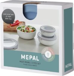 Mepal - Multikom Cirqula 3-delige Set (350 + 750 + 1250 Ml) - Mag In De Vriezer, Magnetron En Vaatwasser – Nordic Green – Meal Prep Bakjes - Bewaardozen Met Deksel -Mepal 1176x1200 1