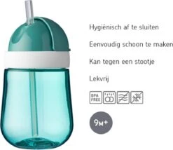Mepal Mio – Rietjesbeker 300 Ml – Gegarandeerd Lekvrij – Deep Turquoise – Ideaal Voor Onderweg – Drinkbeker Kinderen 15 Mepal Mio – Rietjesbeker 300 Ml – Gegarandeerd Lekvrij – Deep Turquoise – Ideaal Voor Onderweg – Drinkbeker Kinderen -Mepal 1200x1038 2