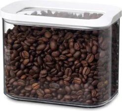 Mepal – Bewaardoos Modula 1000 Ml – Wit –– Voorraaddoos - Bewaardoos Met Deksel – Luchtdicht – Transparant - Stapelbaar -Mepal 1200x1100