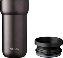 Mepal Isoleerbeker Ellipse 375 Ml – Houdt Je Drankje 4 Uur Warm En 8 Uur Koud – Titanium – Koffiebeker To Go – Lekdicht – Thermosbeker -Mepal 1200x1112