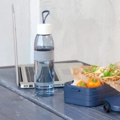 Mepal – Waterfles Ellipse – 700 Ml – Wit – Drinkfles Volwassenen – Geschikt Voor Koolzuurhoudende Dranken – Lekvrij -Mepal 1200x1200 105