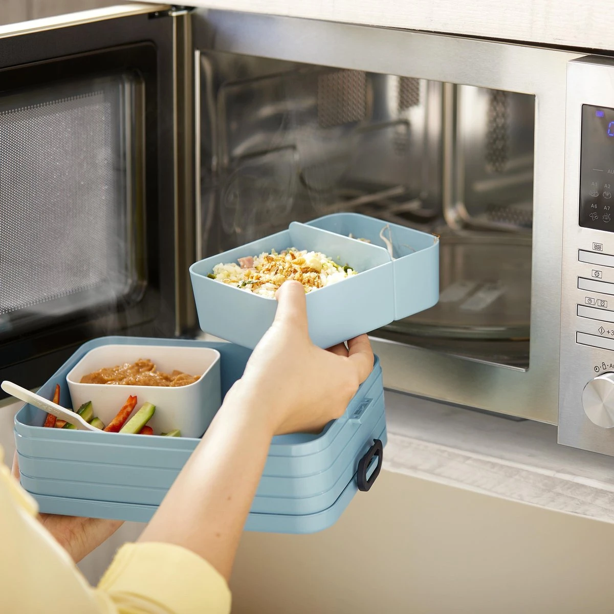 Mepal – Bento Lunchbox Take A Break Large- Inclusief Bento Box – Nordic Pink – Lunchbox Voor Volwassenen 9 Mepal – Bento Lunchbox Take A Break Large- Inclusief Bento Box – Nordic Pink – Lunchbox Voor Volwassenen - Afbeelding 7