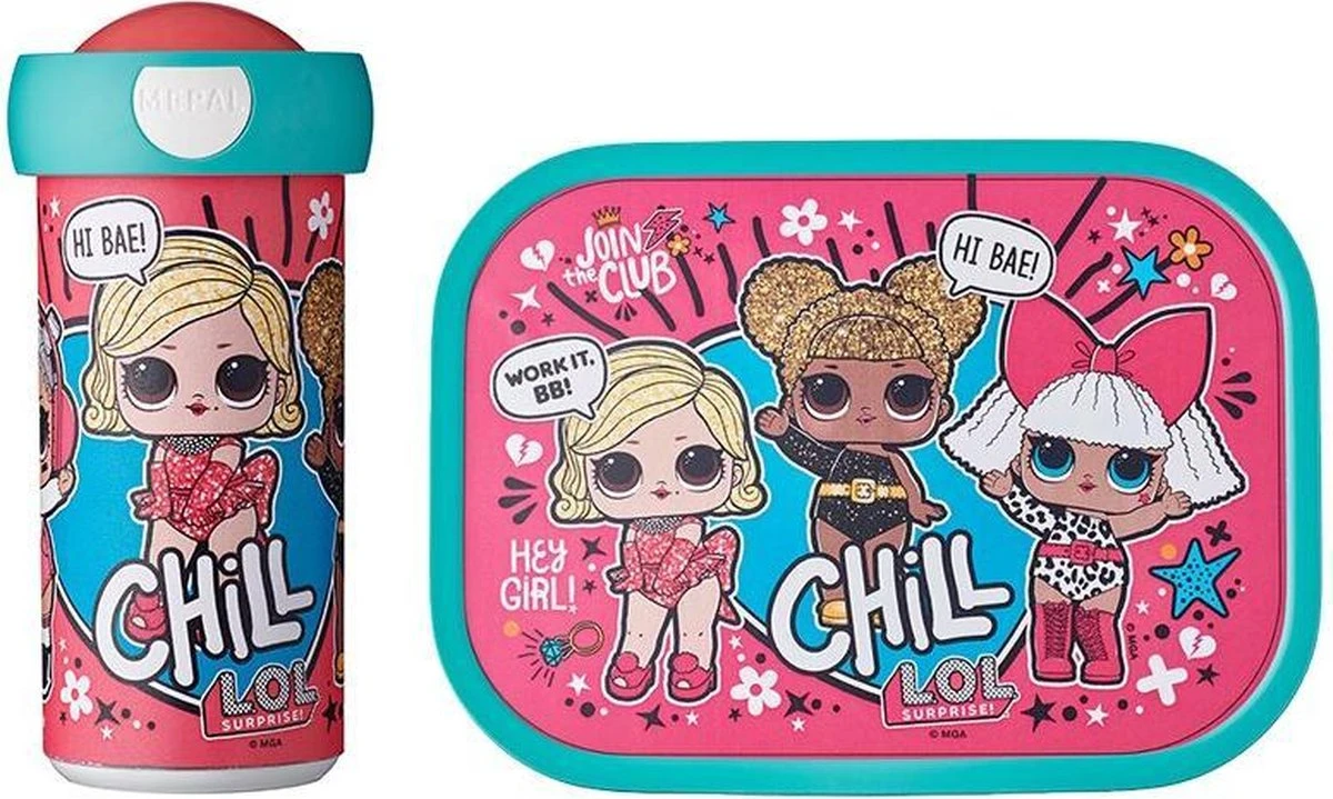 Mepal – Lunchset Campus (sb + Lb) – Schoolbeker En Broodtrommel Voor Kinderen – LOL Surprise– Bento Box - Lekvrij 9 Mepal – Lunchset Campus (sb + Lb) – Schoolbeker En Broodtrommel Voor Kinderen – LOL Surprise– Bento Box - Lekvrij - Afbeelding 7