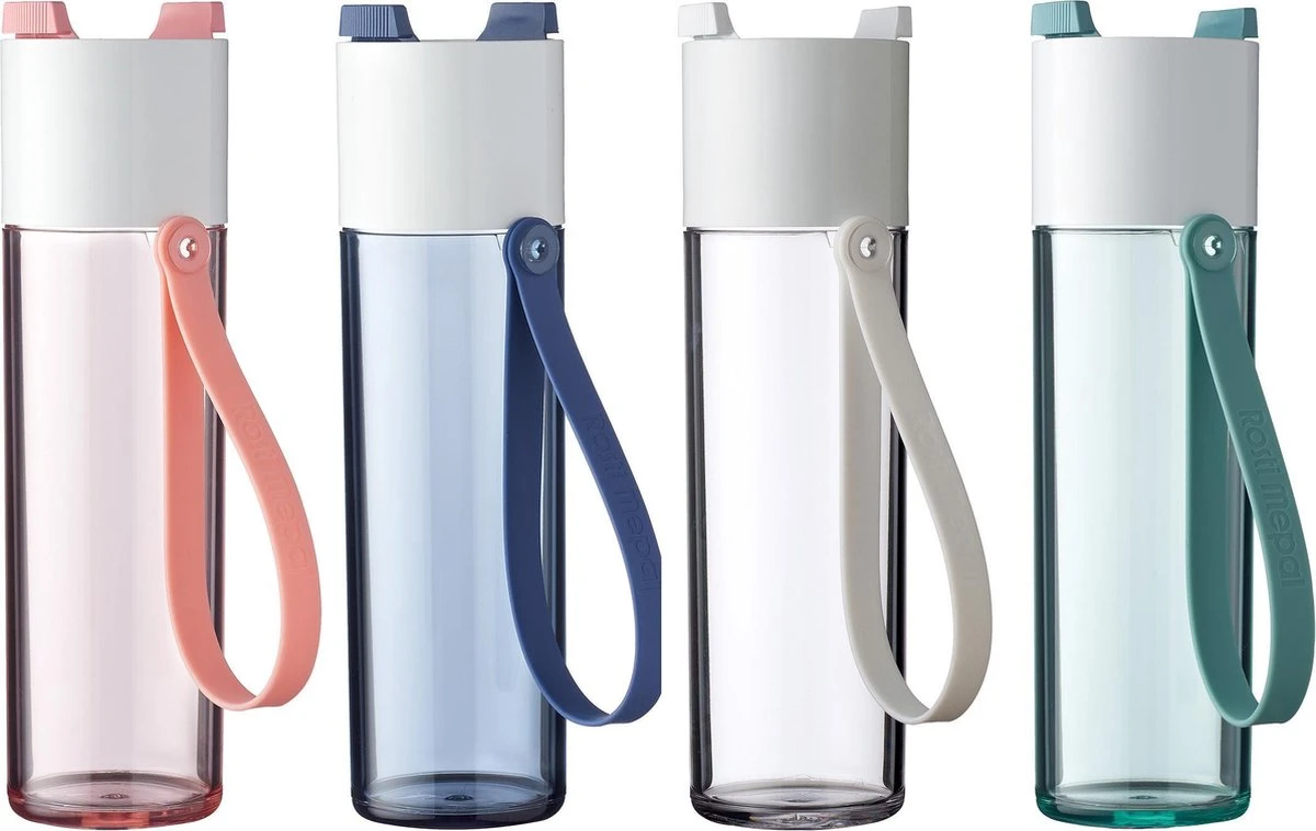 Mepal – Drinkfles JustWater – 500 Ml – Nordic Denim – Waterfles – Drinkt Als Een Glas – Lekvrij 4 Mepal – Drinkfles JustWater – 500 Ml – Nordic Denim – Waterfles – Drinkt Als Een Glas – Lekvrij - Afbeelding 2