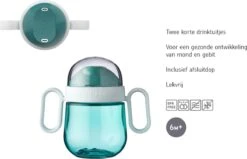 Mepal Mio – Antilekbeker 200 Ml – Gegarandeerd Lekvrij – Deep Turquoise – Kan Tegen Een Stootje – Drinkbeker Voor Kinderen – Oefenbeker 17 Mepal Mio – Antilekbeker 200 Ml – Gegarandeerd Lekvrij – Deep Turquoise – Kan Tegen Een Stootje – Drinkbeker Voor Kinderen – Oefenbeker -Mepal 1200x773 4