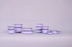 Mepal - Multikom Cirqula Rechthoekig 3-delige Set (500+1000+2000) - Mag In De Vriezer, Magnetron En Vaatwasser – Nordic Lilac – Meal Prep Bakjes - Bewaardozen Met Deksel -Mepal 1200x798 55