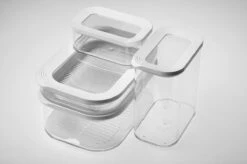 Mepal – Vleeswarendoos Modula 1-laags – Wit – Bewaardoos Met Deksel – Zicht Op Inhoud - Stapelbaar – Koelkastdoos -Mepal 1200x799 9