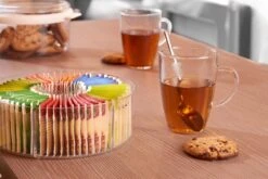 Mepal - Theedoos Rond - Transparant - 6 Vakken - Opbergdoos - Theekist -Mepal 1200x800 18