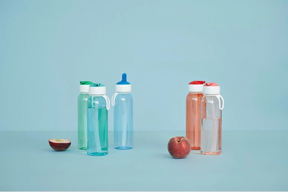 Mepal – Waterfles Flip-up Campus – 500 Ml – Roze – Drinkfles Met Een Rietje – Geschikt Voor Koolzuurhoudende Dranken 6 Mepal – Waterfles Flip-up Campus – 500 Ml – Roze – Drinkfles Met Een Rietje – Geschikt Voor Koolzuurhoudende Dranken - Afbeelding 4