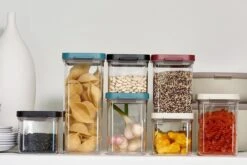 Mepal – Omnia Set Bewaardoos 3-delig – Black – Bewaardozen Voedsel – Makkelijk Stapelbare Voorraadpotten – Lucht En- Aromadicht -Mepal 1200x801 2