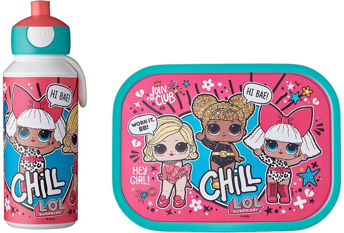Mepal – Lunchset Campus (pu + Lb) – Pop-up Drinkfles En Broodtrommel Voor Kinderen – LOL Suprise – Bento Box – Lekvrij 9 Mepal – Lunchset Campus (pu + Lb) – Pop-up Drinkfles En Broodtrommel Voor Kinderen – LOL Suprise – Bento Box – Lekvrij - Afbeelding 7