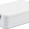 Mepal - Lunchbox Take A Break Midi – Geschikt Voor 4 Boterhammen – Wit – Lunchbox Voor Volwassenen -Mepal 1200x820