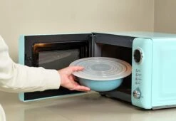 Mepal - Magnetrondeksel Cirqula Rond - Transparant - Vaatwasserbestendig -Mepal 1200x825