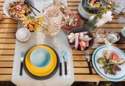 Mepal - Serviesset Bloom 8-delig – Geschikt Als Stijlvol Buitenservies - Pebble Assorti – Ideaal Voor Buiten En Binnen – Licht In Gewicht -Mepal 1200x826 3