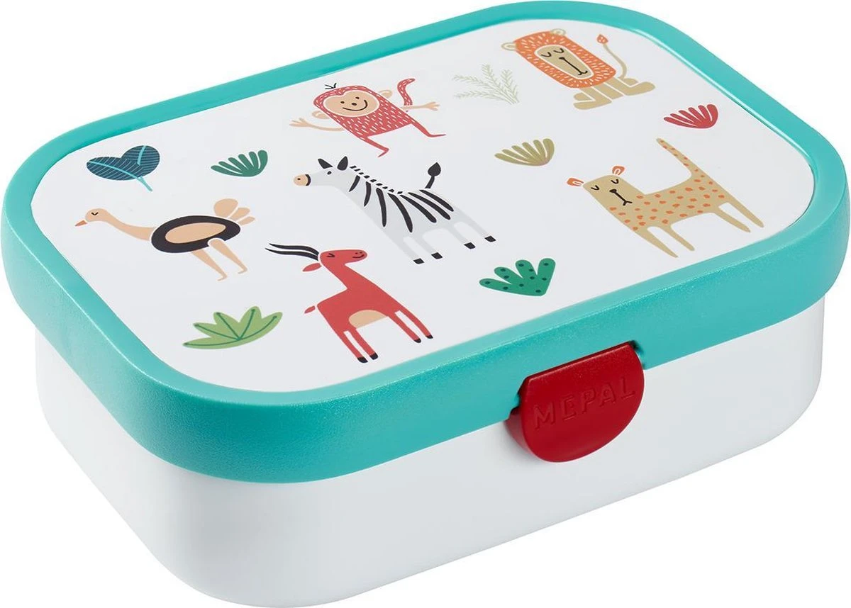 Mepal – Lunchset Campus (sb + Lb) – Schoolbeker En Broodtrommel Voor Kinderen – Animal Friends – Bento Box - Lekvrij 4 Mepal – Lunchset Campus (sb + Lb) – Schoolbeker En Broodtrommel Voor Kinderen – Animal Friends – Bento Box - Lekvrij - Afbeelding 2