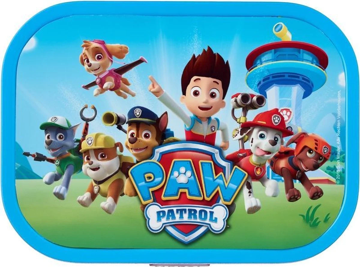 Rosti Mepal - PAW Patrol Broodtrommel - 176 X 130 X 60 Mm - Blauw 3 Rosti Mepal - PAW Patrol Broodtrommel - 176 X 130 X 60 Mm - Blauw