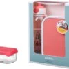 Mepal – Waterfles + Lunchbox + Fruitbox Campus – Pink – Drinkfles Voor Kinderen – Broodtrommel – Fruitbakje – Giftset -Mepal 1200x893 1