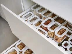 Mepal – Bewaardoos Modula 2000 Ml – Zwart – Voorraaddoos - Bewaardoos Met Deksel – Luchtdicht – Transparant – Stapelbaar -Mepal 1200x907 4