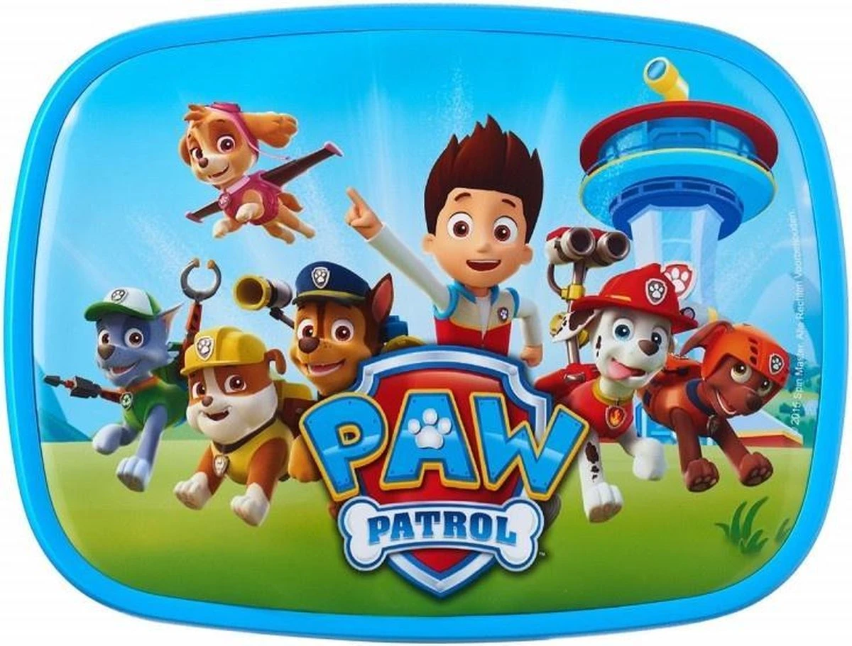 Rosti Mepal - PAW Patrol Broodtrommel - 176 X 130 X 60 Mm - Blauw 7 Rosti Mepal - PAW Patrol Broodtrommel - 176 X 130 X 60 Mm - Blauw - Afbeelding 5