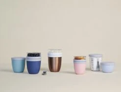 Mepal – Snackpot Ellipse 350 Ml – Praktische Snackbox Voor Onderweg – Wit - Mag In De Magnetron, Vriezer En Vaatwasser. -Mepal 1200x912