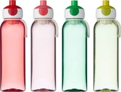 Mepal – Waterfles Pop-up Campus – 500 Ml – Groen – Drinkfles Kinderen – Zicht Op Inhoud – BPA Vrij -Mepal 1200x916