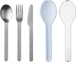 Mepal – Bestekset 3-delig Ellipse – Bestaat Uit Een Mes, Vork En Lepel – Nordic Blue – RVS Bestekset -Mepal 1200x987 5