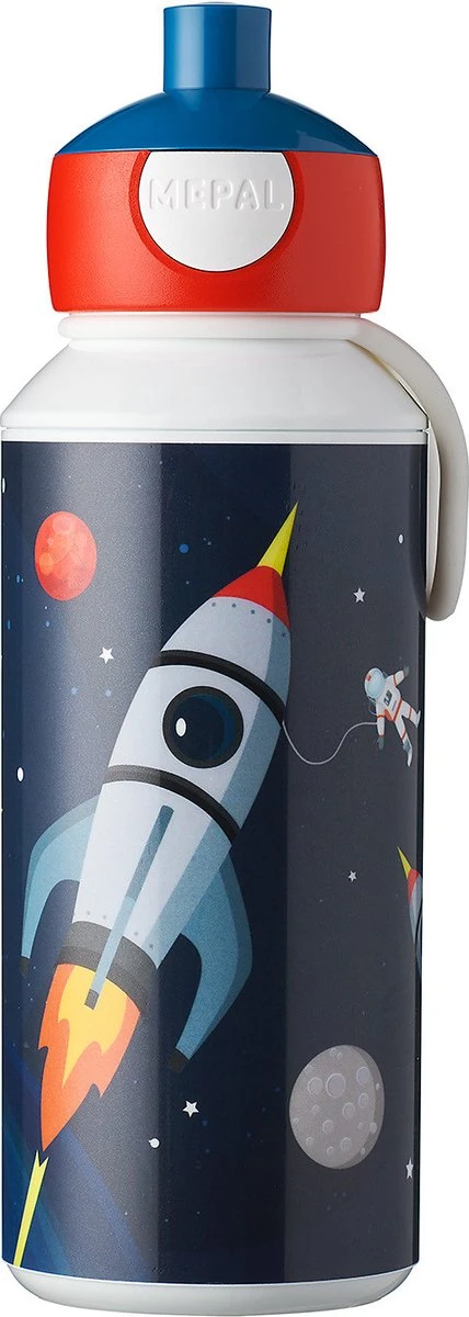 Mepal Drinkfles Pop-up Campus 400 Ml - Space 3 Mepal Drinkfles Pop-up Campus 400 Ml - Space