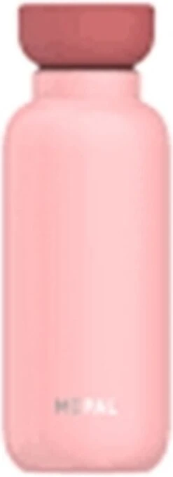 Mepal – Isoleerfles Ellipse 350 Ml – Houdt Je Drankje 9 Uur Warm En 12 Uur Koud – Nordic Pink – Geschikt Voor Bruiswater – Thermosfles – Lekdicht -Mepal 437x1200