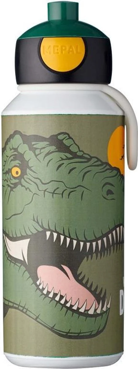 Mepal Drinkfles Pop-up Dino 400ml 4 Mepal Drinkfles Pop-up Dino 400ml - Afbeelding 2