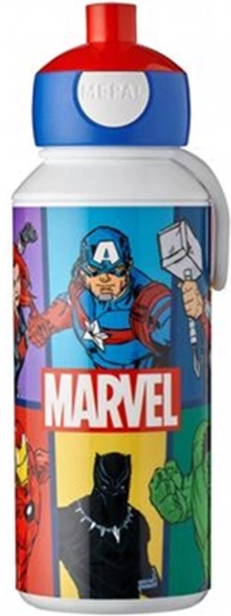 Mepal Drinkfles Pop-up 400ml Avengers 3 Mepal Drinkfles Pop-up 400ml Avengers