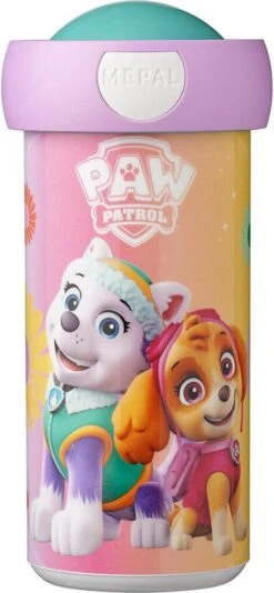 Paw Patrol Girls 3 Delig Voordeelset - Mepal Lunchset - Mepal Broodtrommel Drinkbeker & Pop Up Fles - -Mepal 555x1200 5