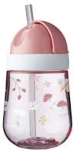 Mepal Mio – Rietjesbeker 300 Ml – Gegarandeerd Lekvrij – Flowers & Butterflies – Ideaal Voor Onderweg – Drinkbeker Kinderen -Mepal 582x1200 1