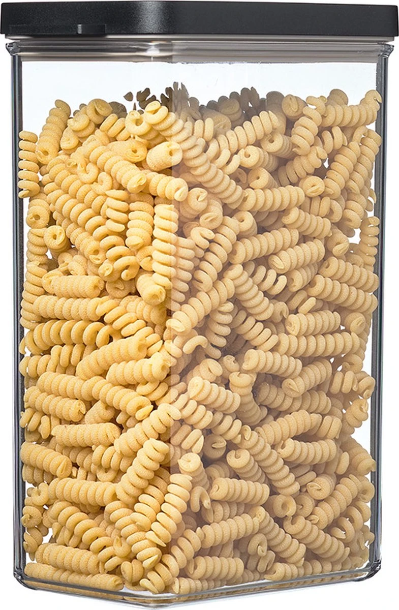 Mepal – Omnia Bewaardoos Rechthoekig 2000 Ml – Zwart – Voorraaddoos – Bewaardoos Met Deksel - Makkelijk Stapelbare Voorraadpotten – Lucht En- Aromadicht 4 Mepal – Omnia Bewaardoos Rechthoekig 2000 Ml – Zwart – Voorraaddoos – Bewaardoos Met Deksel - Makkelijk Stapelbare Voorraadpotten – Lucht En- Aromadicht - Afbeelding 2