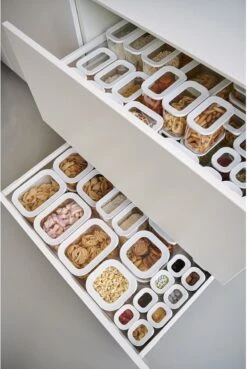 Mepal – Vleeswarendoos Modula 3-laags – Wit – Bewaardoos Met Deksel – Zicht Op Inhoud - Stapelbaar – Koelkastdoos -Mepal 803x1200 12