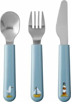 Mepal Mio – Kinderbestekset 3 –delig – Bestaat Uit Een Mes, Vork En Lepel– Sailors Bay - Ideaal Voor Peuters En Kleuters – Kinderbestek -Mepal 840x1200