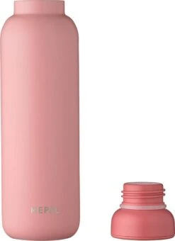 Mepal – Isoleerfles Ellipse 500 Ml – Houdt Je Drankje 12 Uur Warm En 24 Uur Koud – Nordic Pink – Geschikt Voor Bruiswater – Thermosfles – Lekdicht -Mepal 871x1200