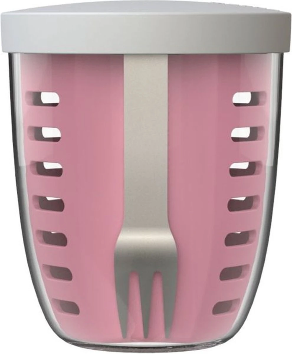 Mepal – Fruit-& Veggie Pot Ellipse – Fruitbox Voor Onderweg - Nordic Pink – Voorzien Van Vergietje En RVS Vorkje 12 Mepal – Fruit-& Veggie Pot Ellipse – Fruitbox Voor Onderweg - Nordic Pink – Voorzien Van Vergietje En RVS Vorkje - Afbeelding 10